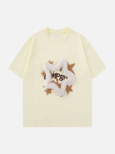 3D Star Lettered Print Tee